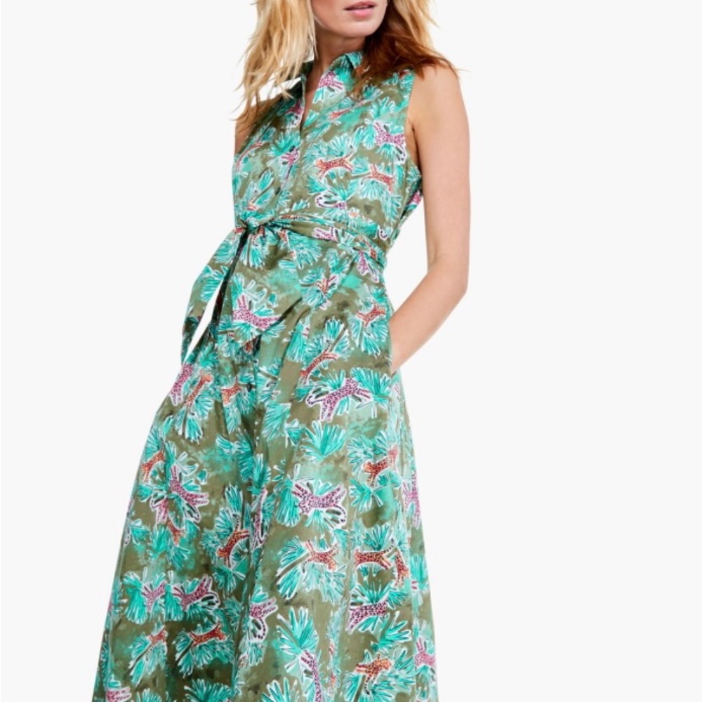 Nic + Zoe Pounce On The Print shirt sz L